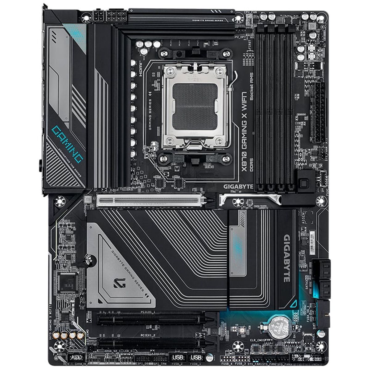 GIGABYTE - Motherboard GIGABYTE X870 GAMING X WIFI7 Chipset AMD X870 AM5 ATX