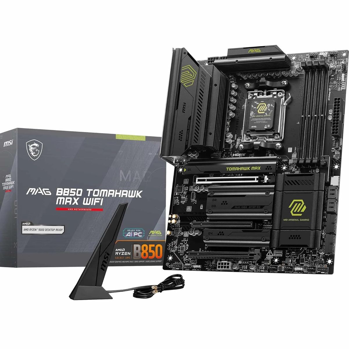 MSI - Motherboard MSI MAG B850 TOMAHAWK MAX WIFI Chipset AMD B850 AM5 ATX