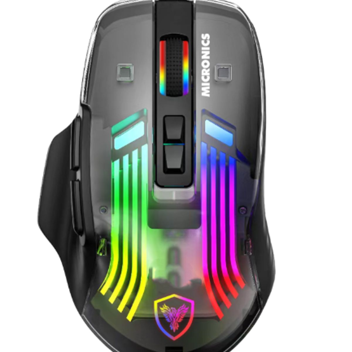 MICRONICS - Mouse Gamer MURANO MIC GM891 USB RGB 7B 12800DPI MICRONICS