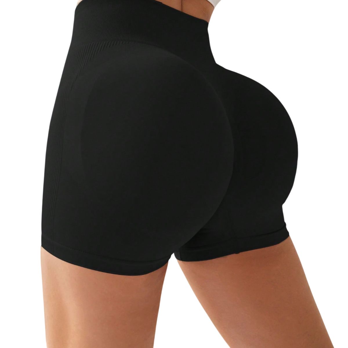 ROYAL PEACH APPAREL - Short deportivo Doble Push Up NEGRO - Ropa deportiva mujer gym