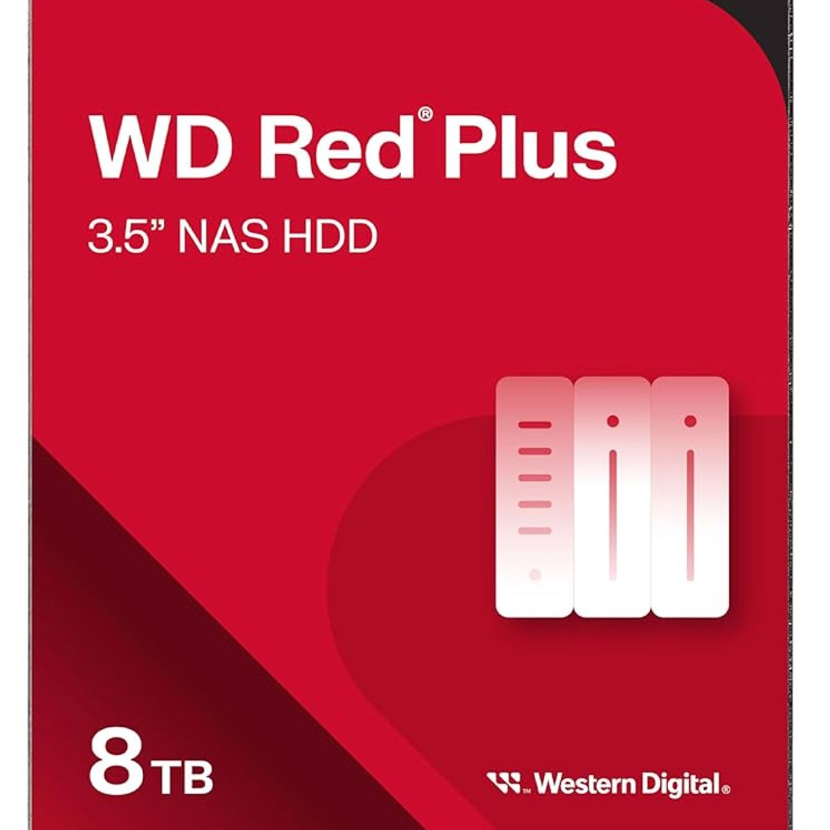 WESTERN DIGITAL - Disco Duro Western Digital Red Plus NAS WD80EFPX 8TB SATA 6Gbs 3 5
