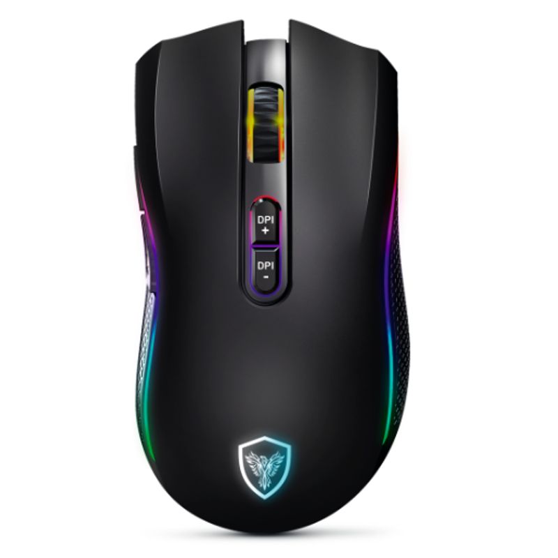 MICRONICS - Mouse Gamer KRIPTON GM801-3m BT WIFI RGB DPI 4800 8B MICRONICS