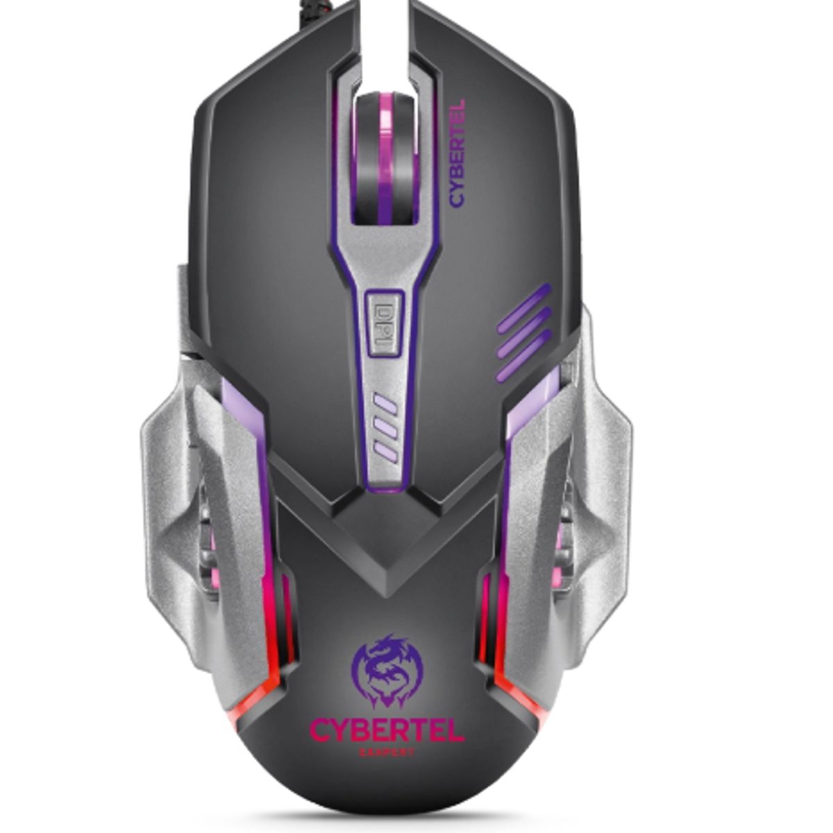 CYBERTEL - Mouse Gamer EXXPERT CYB M502 RECARGABLE TIPO-C 6B 3200 DPI CYBERTEL