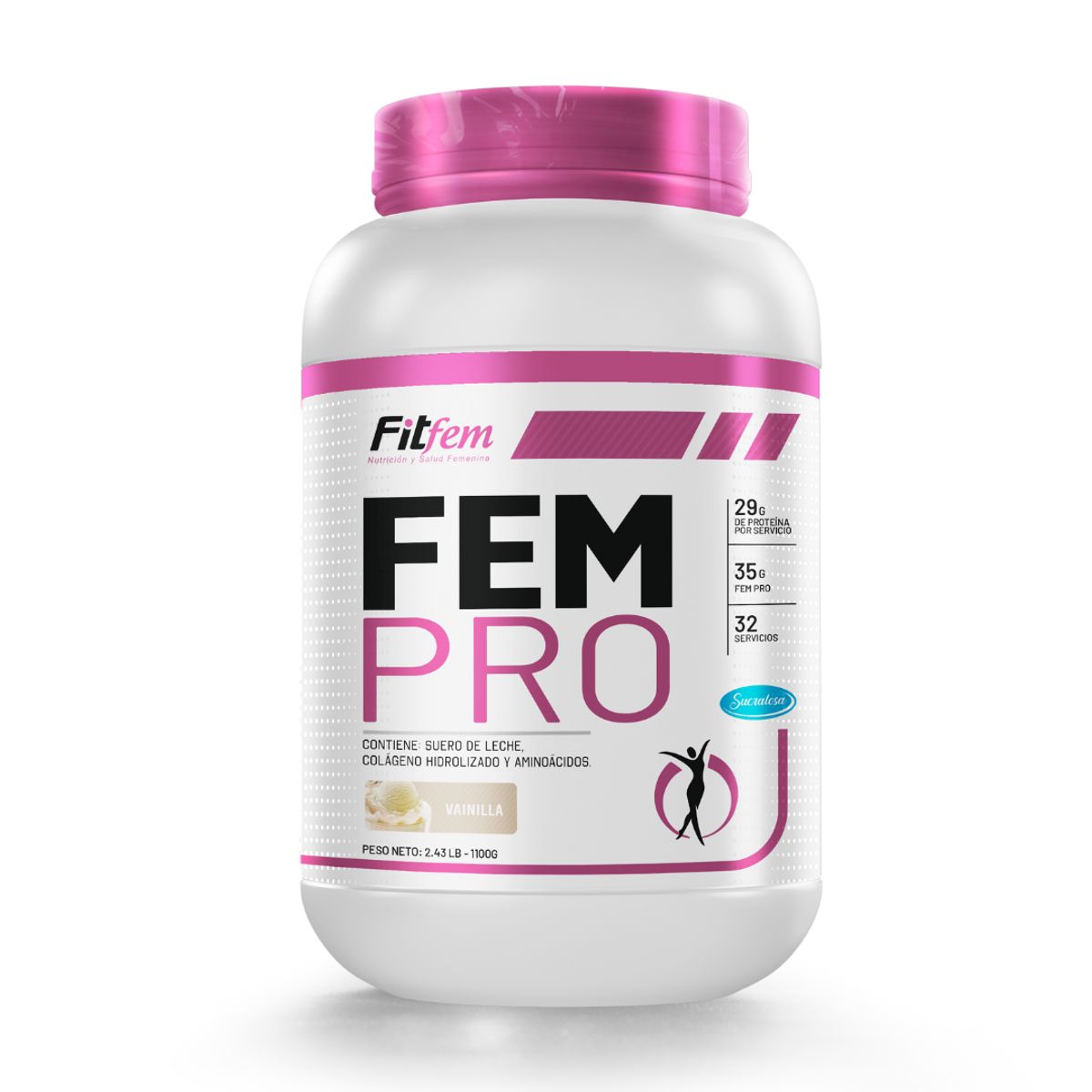 FITFEM - Proteína Fem Pro 1.1 kg Vainilla