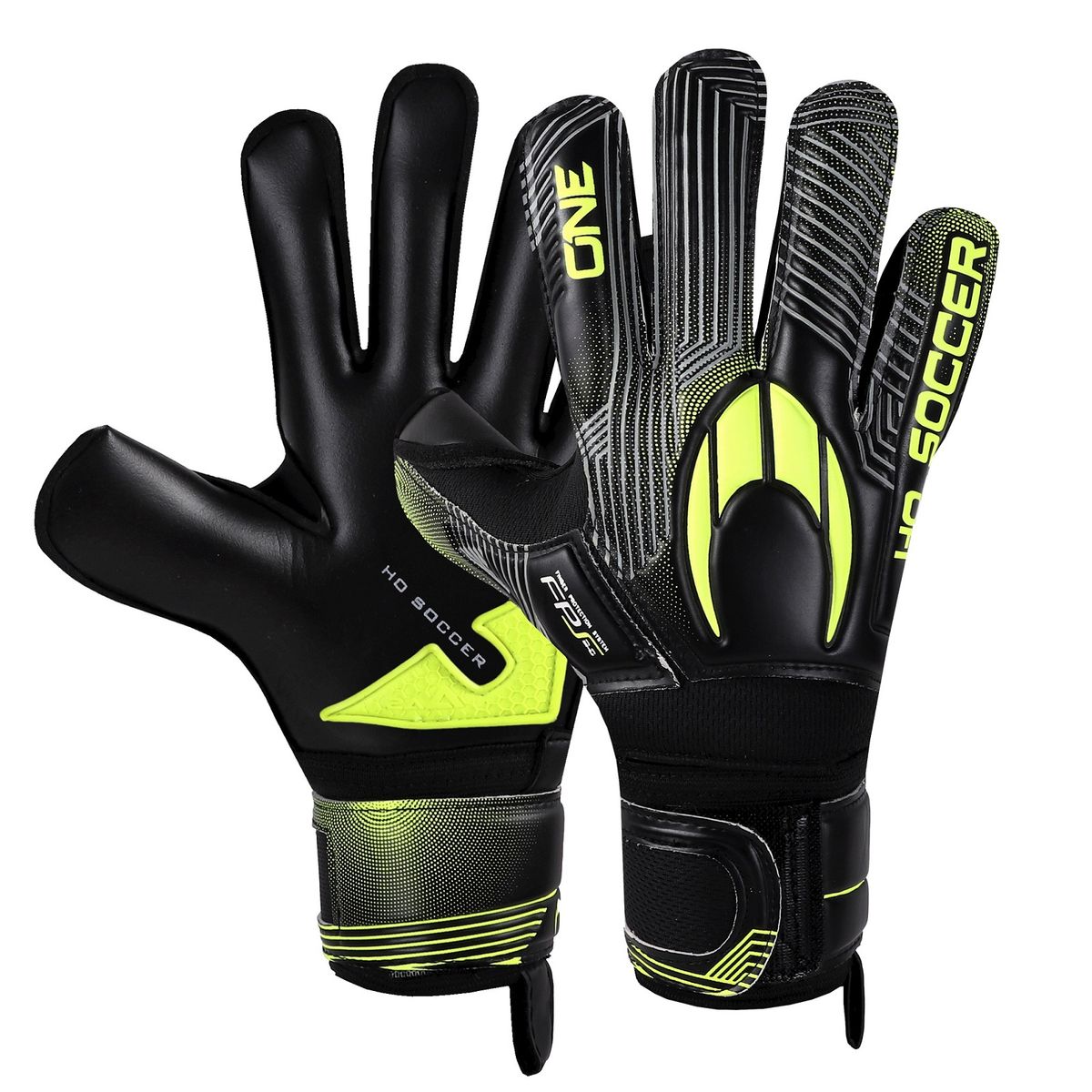HO SOCCER - GUANTE DE ARQUERO ONE FLAT PROTEK BLADE BLACK