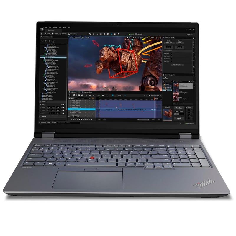 LENOVO - Notebook Lenovo ThinkPad P16 Gen 2 16 WUXGA IPS Core i9-13980HX 32GB