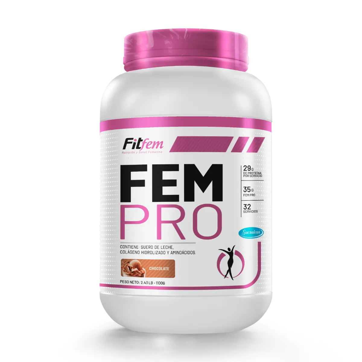 FITFEM - Proteína Fem Pro 1.1 kg chocolate