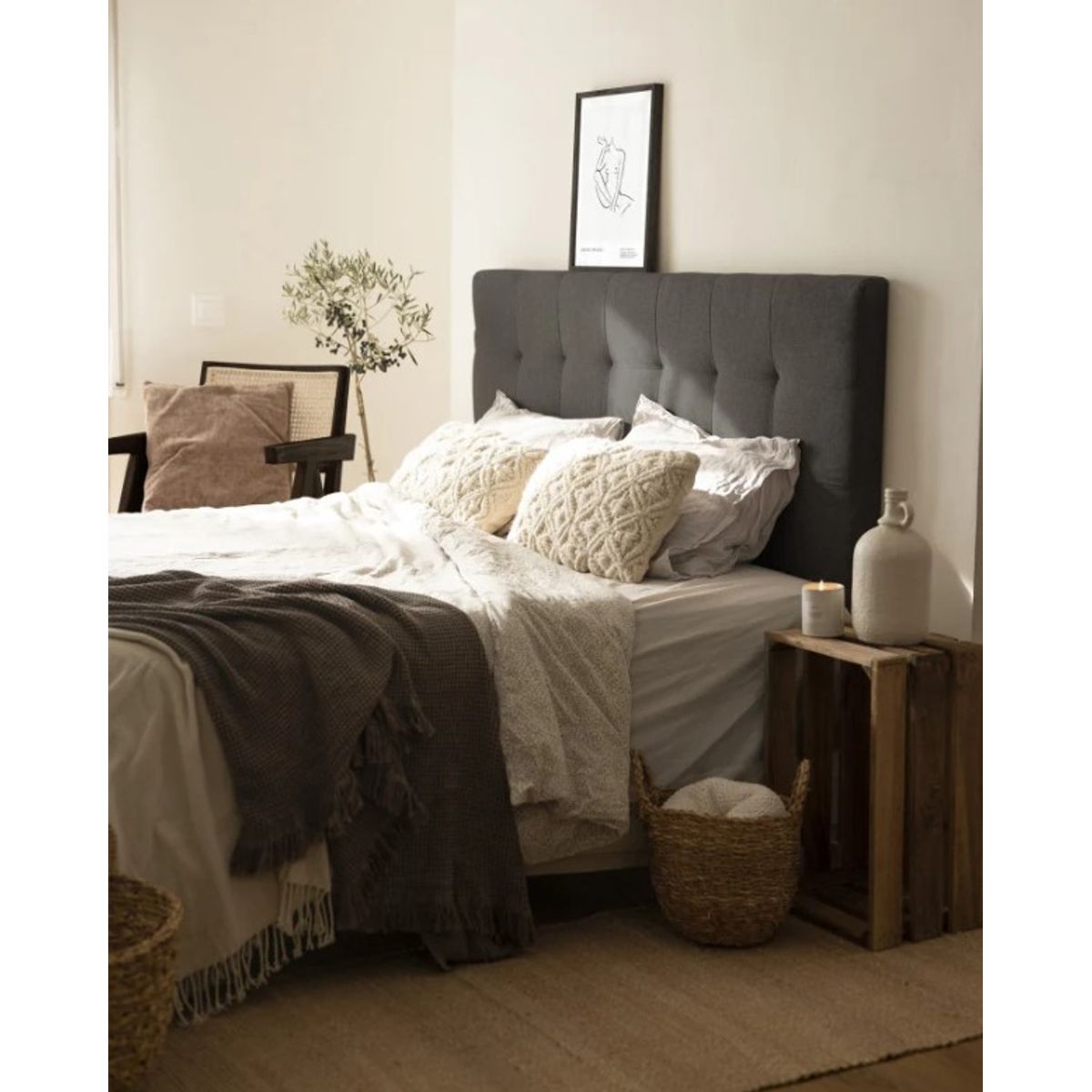 VENTITAS HOME - Cabecera Queen Size Ventitas Home Color Negro