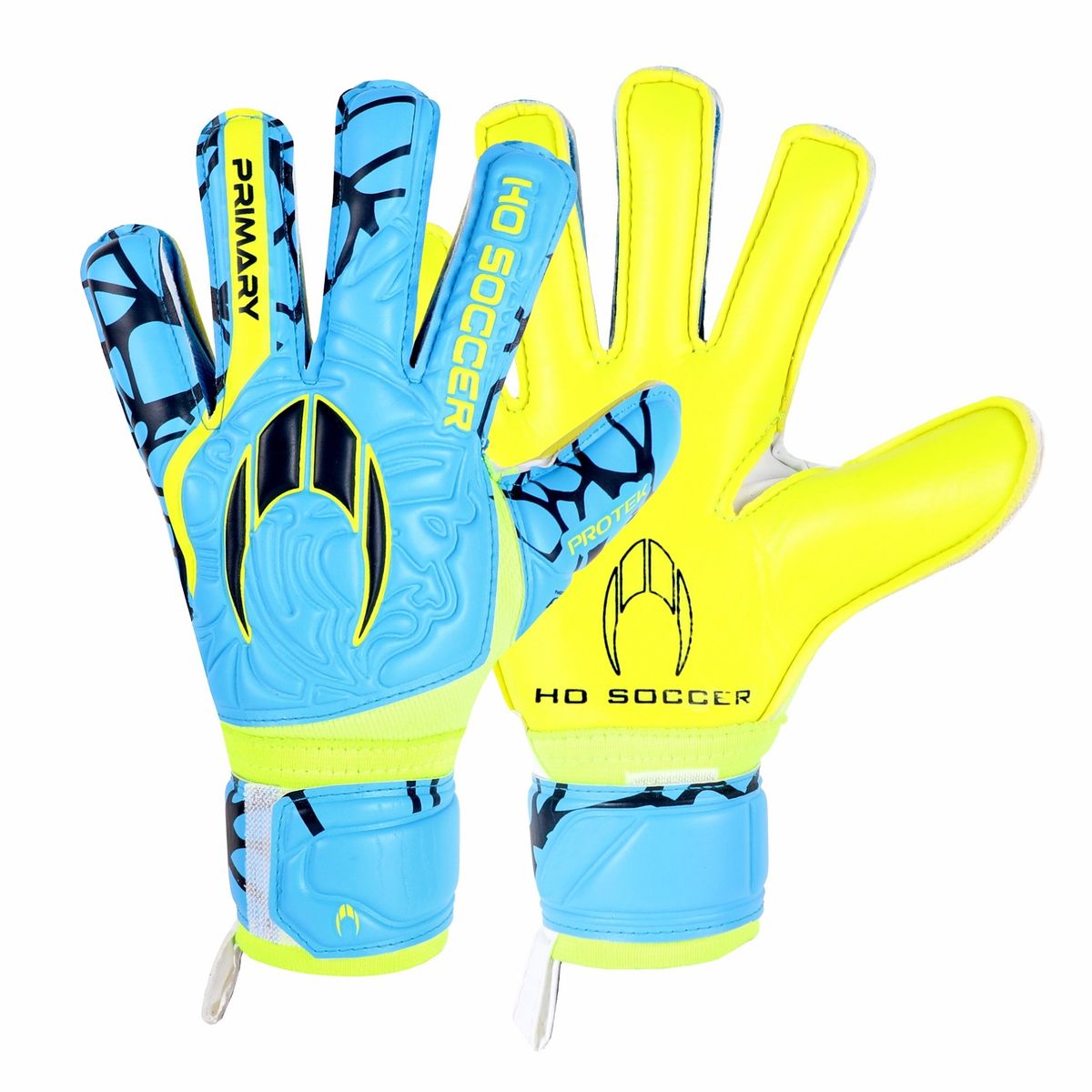 HO SOCCER - GUANTE DE ARQUERO PROTEK FLAT AXIAL LIME