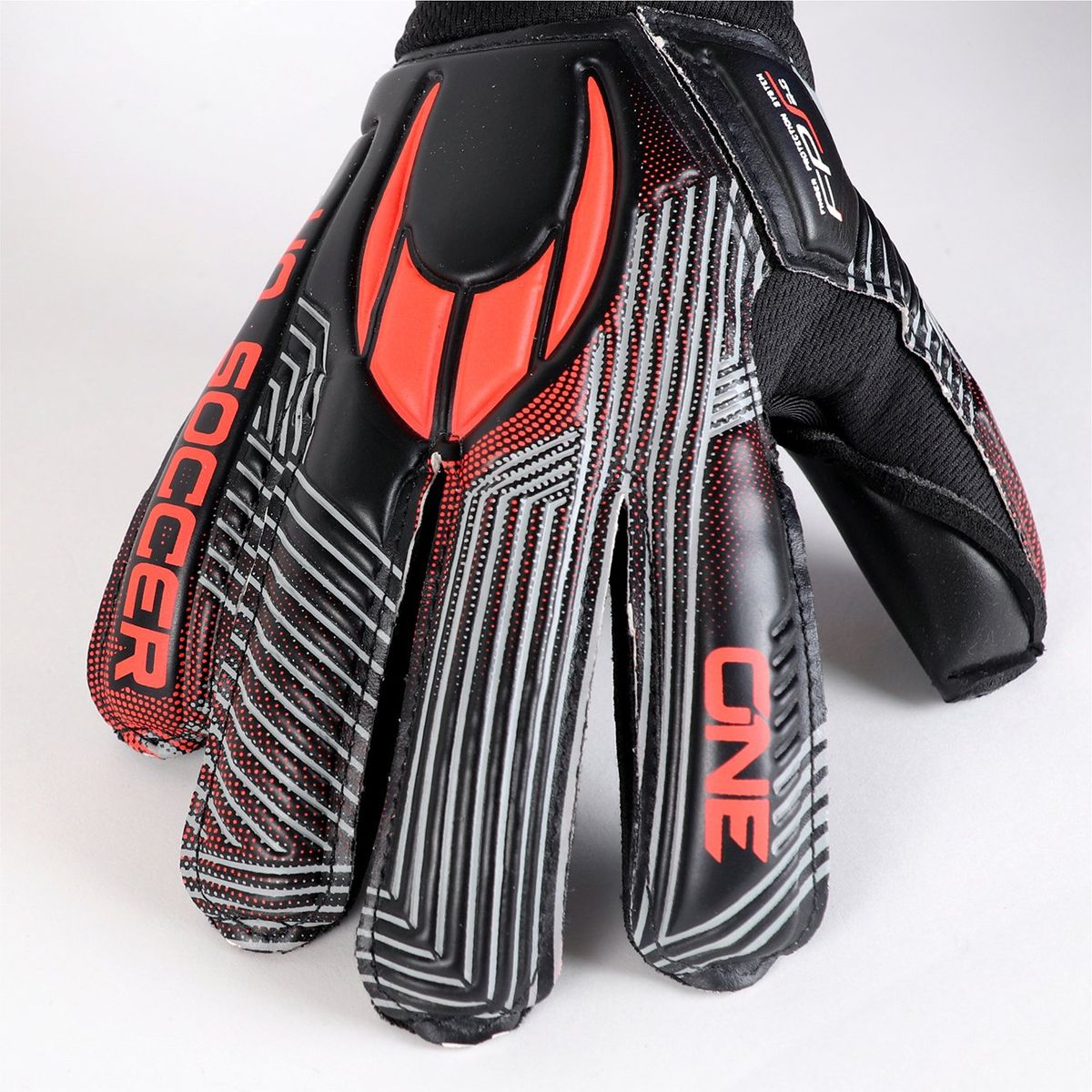 HO SOCCER - GUANTE DE ARQUERO ONE FLAT PROTEK BLADE RED SHADOW