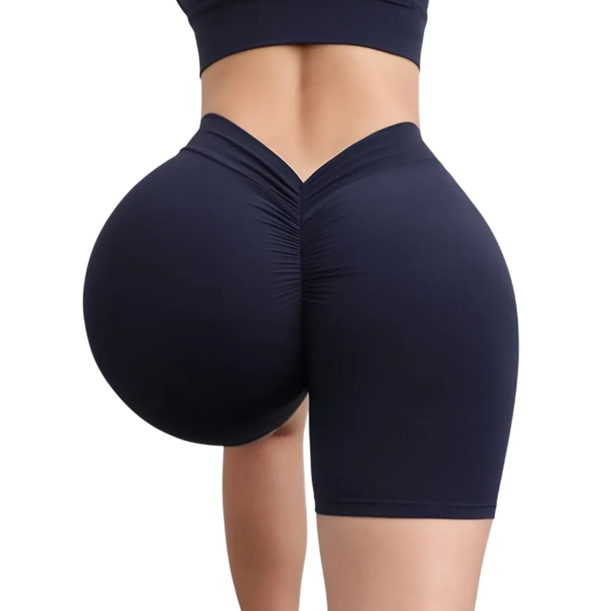 ROYAL PEACH APPAREL - Short deportivo corte v AZUL - Ropa deportiva mujer gym