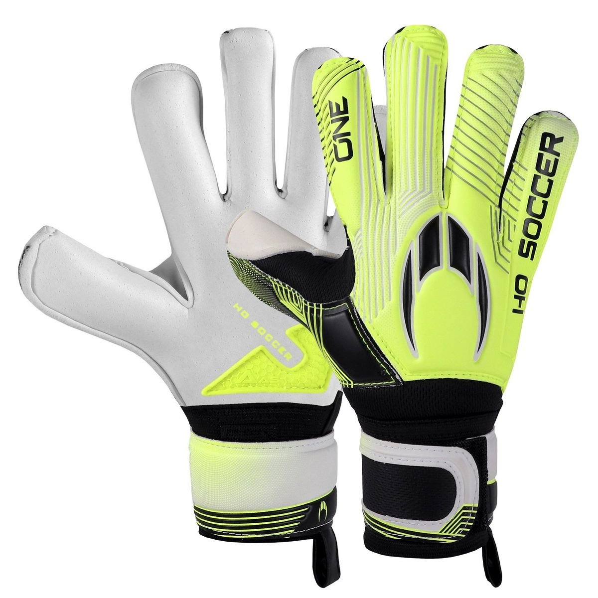 HO SOCCER - GUANTE DE ARQUERO ONE FLAT PROTEK BLADE LIME SHIELD
