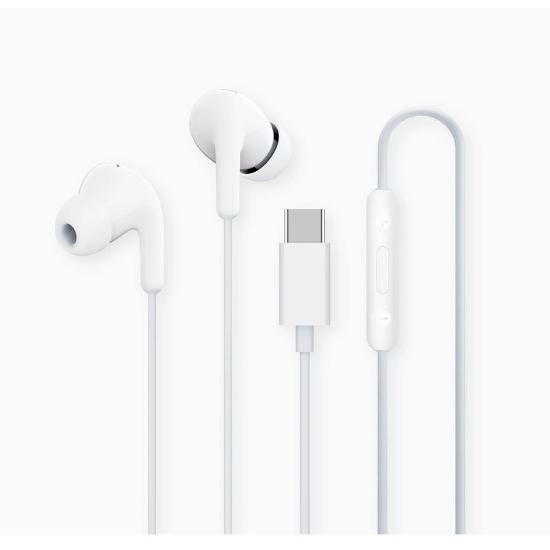 XIAOMI - Audifonos Tipo C para Xiaomi  Mi 11 Lite Blanco Original