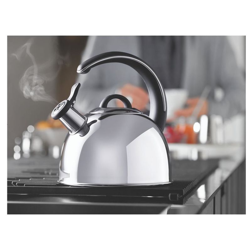 TRAMONTINA - TETERA TRAMONTINA DE ACERO INOXIDABLE 3.35 LT + TERMO 1 LT DE REGALO
