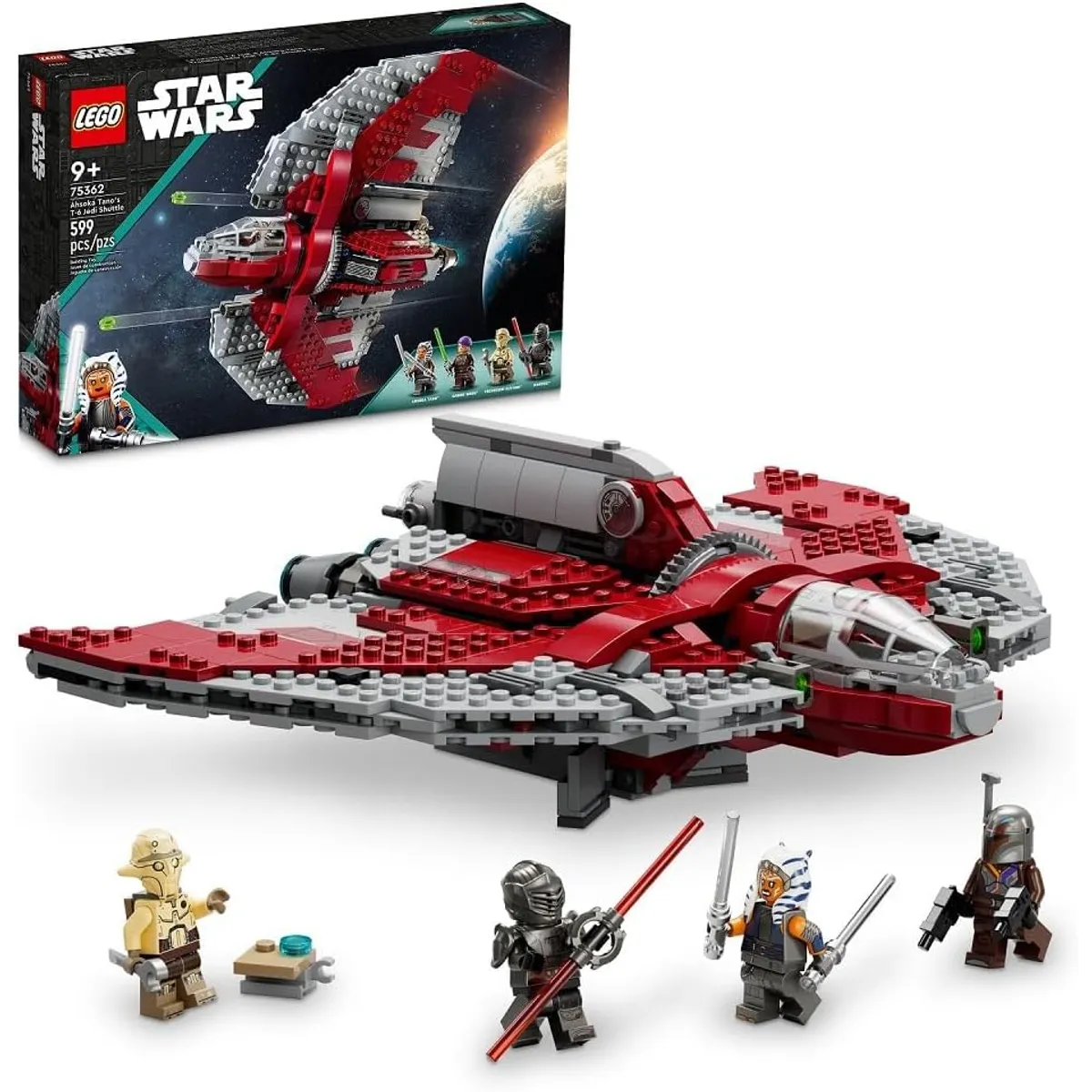LEGO - LEGO Star Wars 75362 Lanzadera Jedi T-6 de Ahsoka Tano