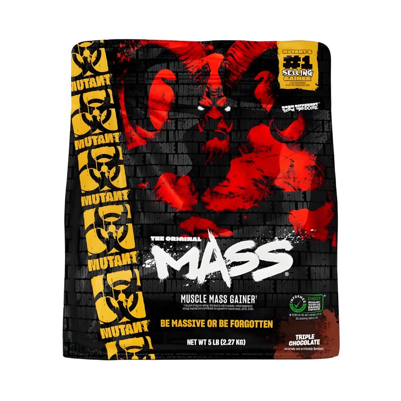 MUTANT - Mutant Mass 5 LB Mass Gainer Mutant - Triple Chocolate