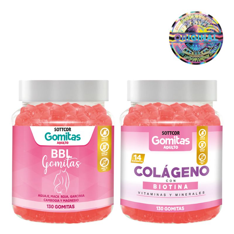 GENERICO - Gomitas Aguaje con Fenogreco y Colageno con Biotina