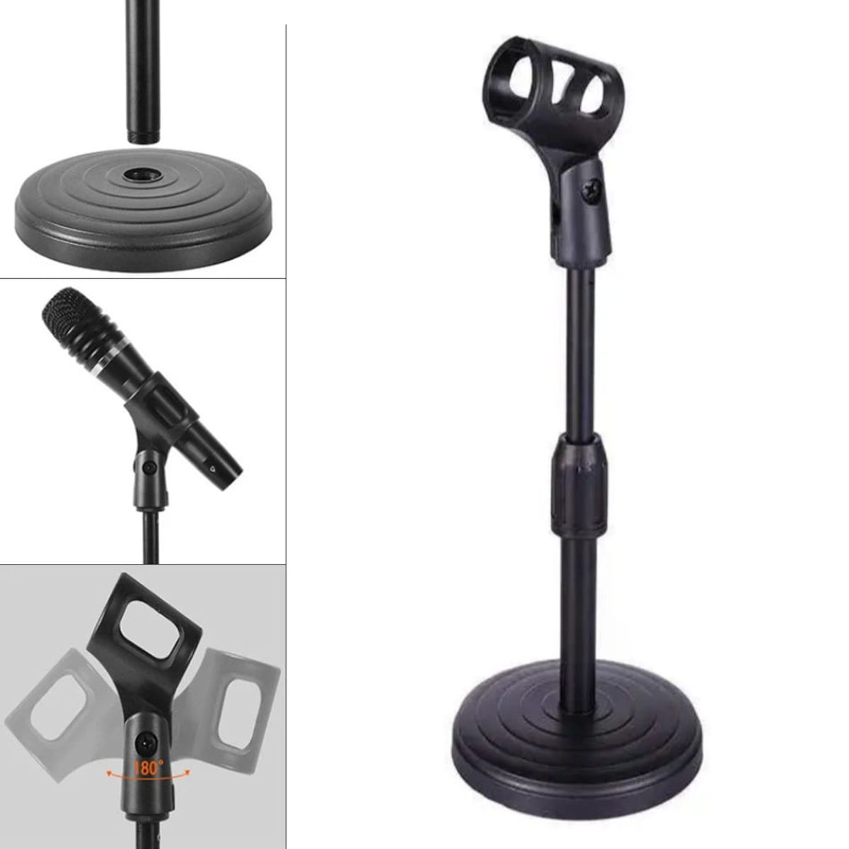 GENERICO - Soporte con Base de Escritorio Mesa para Microfono