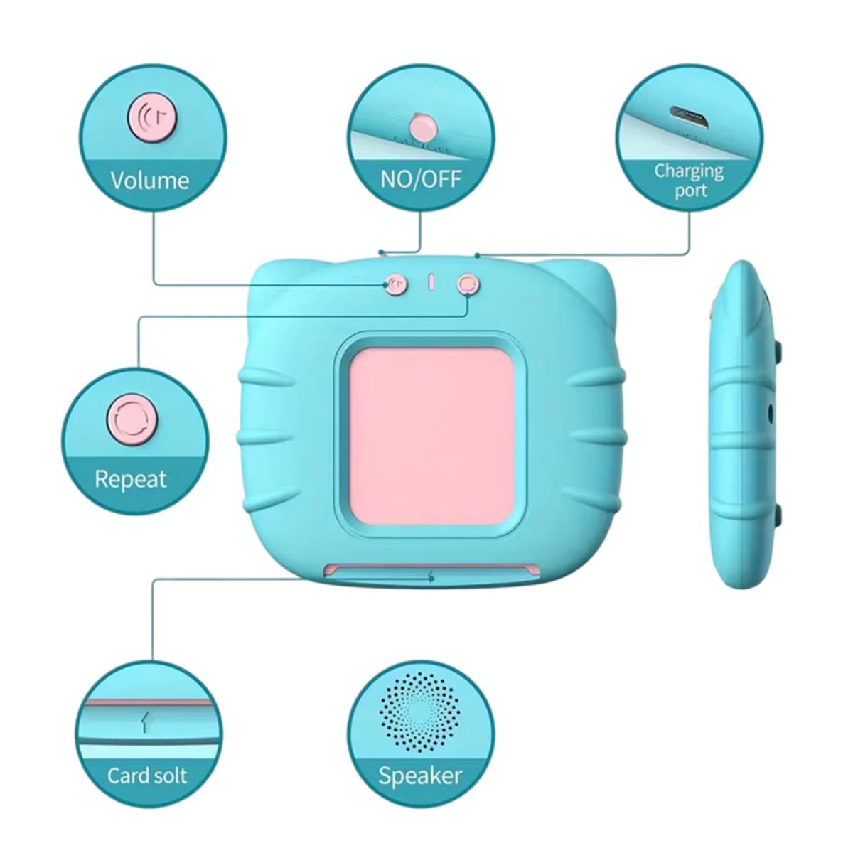 GENERICO - Flash Cards Early Learning Ingles Español Pink