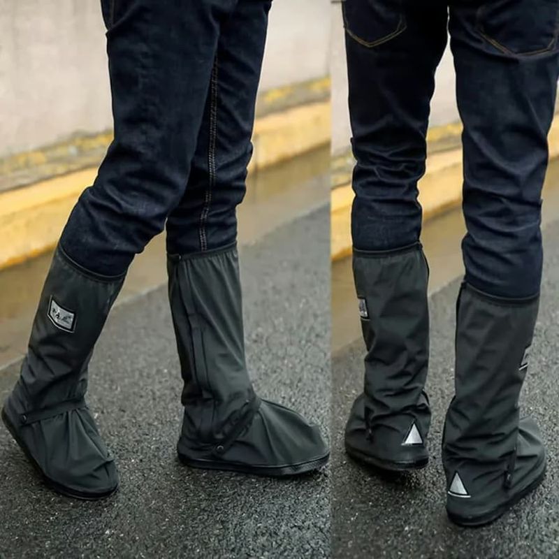 GENERICO - CUBRE BOTAS IMPERMEABLES PARA LLUVIA TALLA L