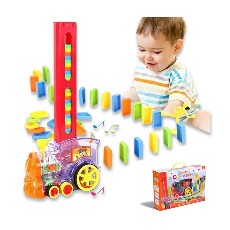 GENERICO - Juego Didáctico Musical Tren de Dominó Interactivo Colores