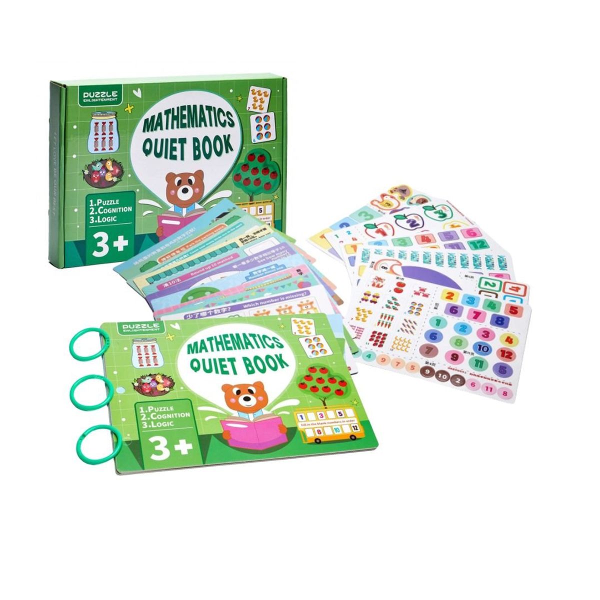 GENERICO - Libro Osito de Actividades Montessori Matemáticas