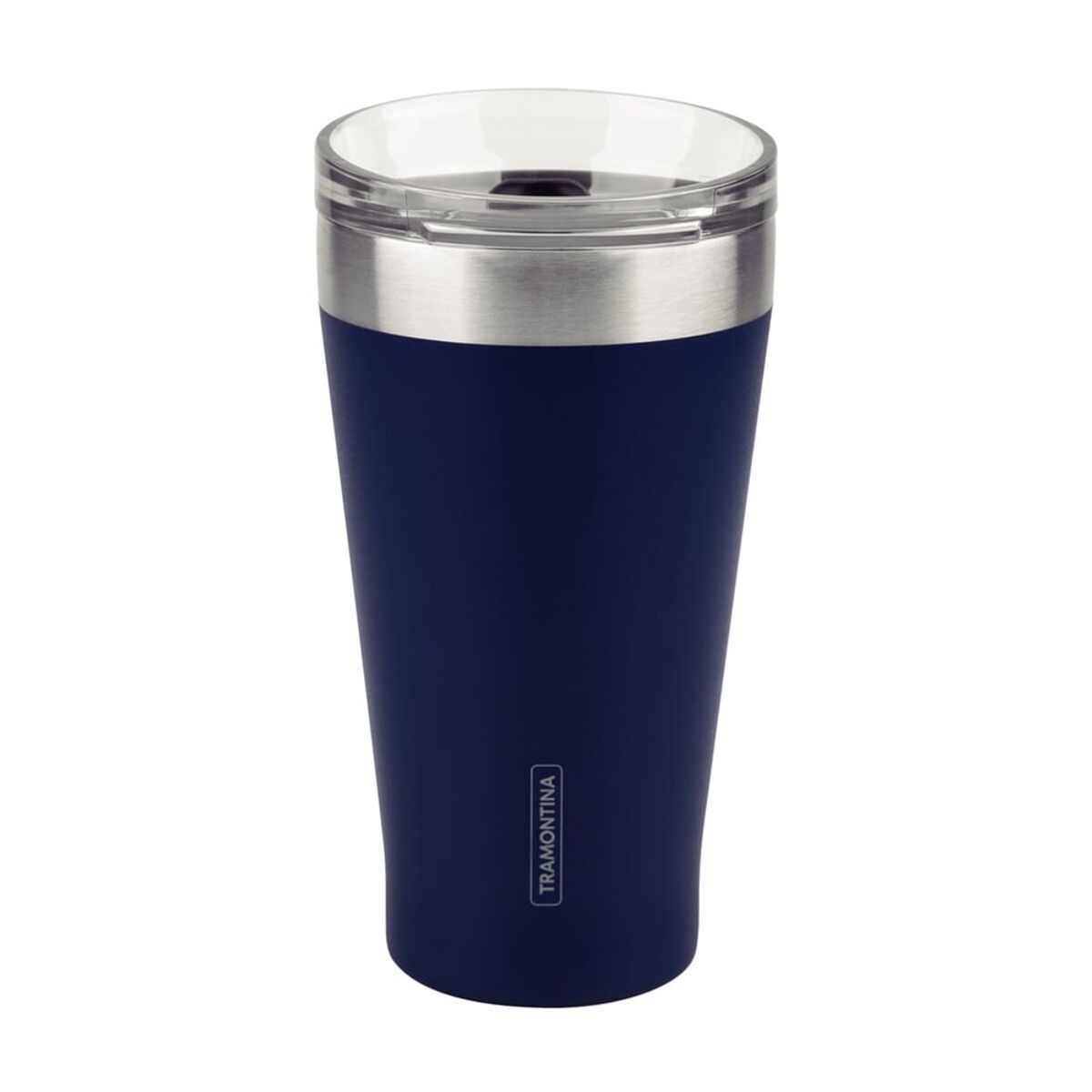 TRAMONTINA - VASO TERMICO TRAMONTINA CON TAPA 550 ML AZUL EXATA
