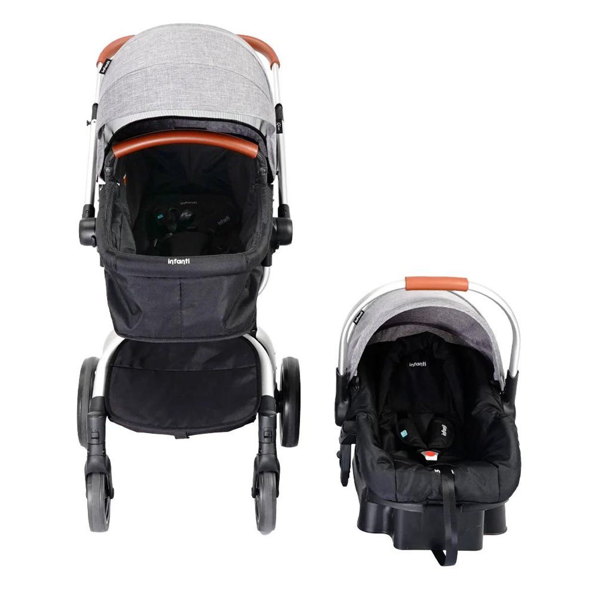 INFANTI - Coches Travel System Epic 360° F80  Grey