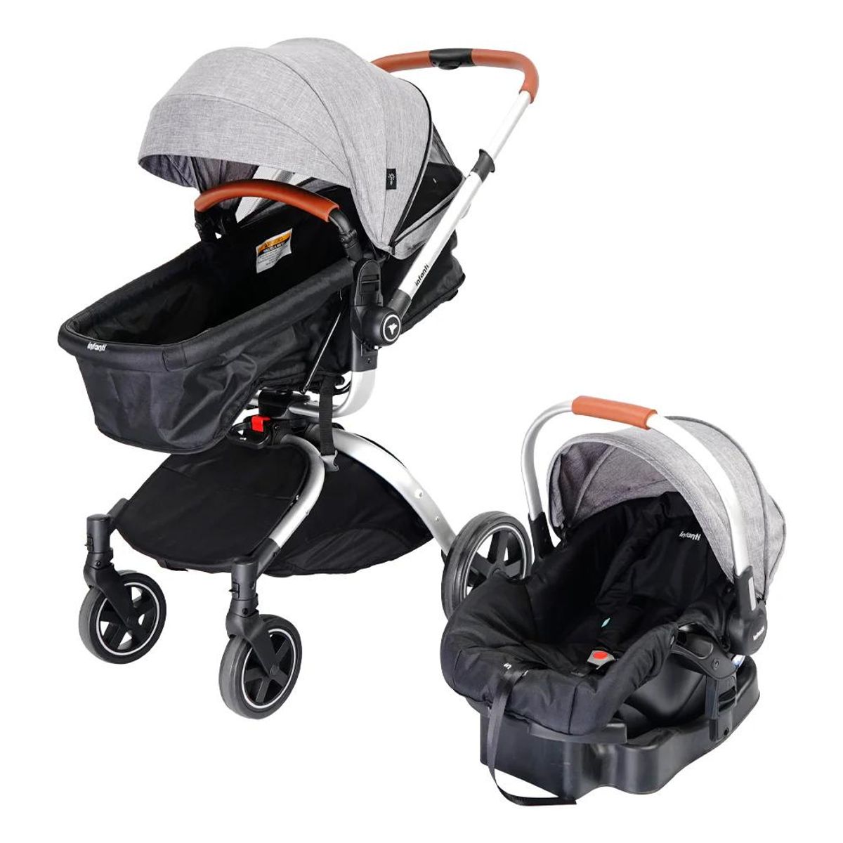 INFANTI - Coches Travel System Epic 360° F80  Grey