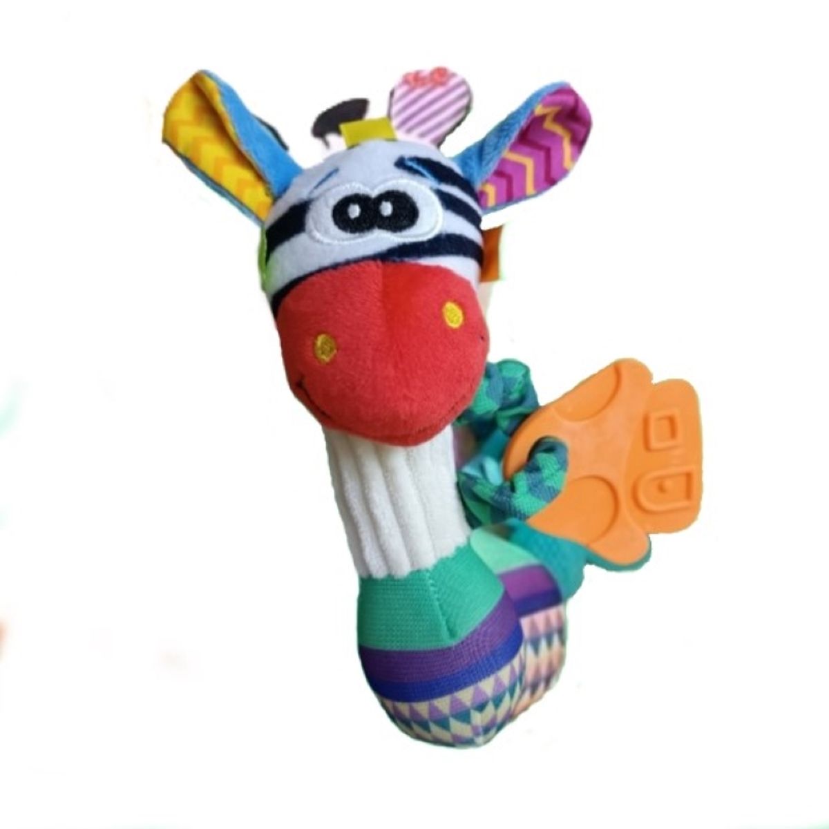 GENERICO - Sonaja de mordedor para estimulación - Cebra