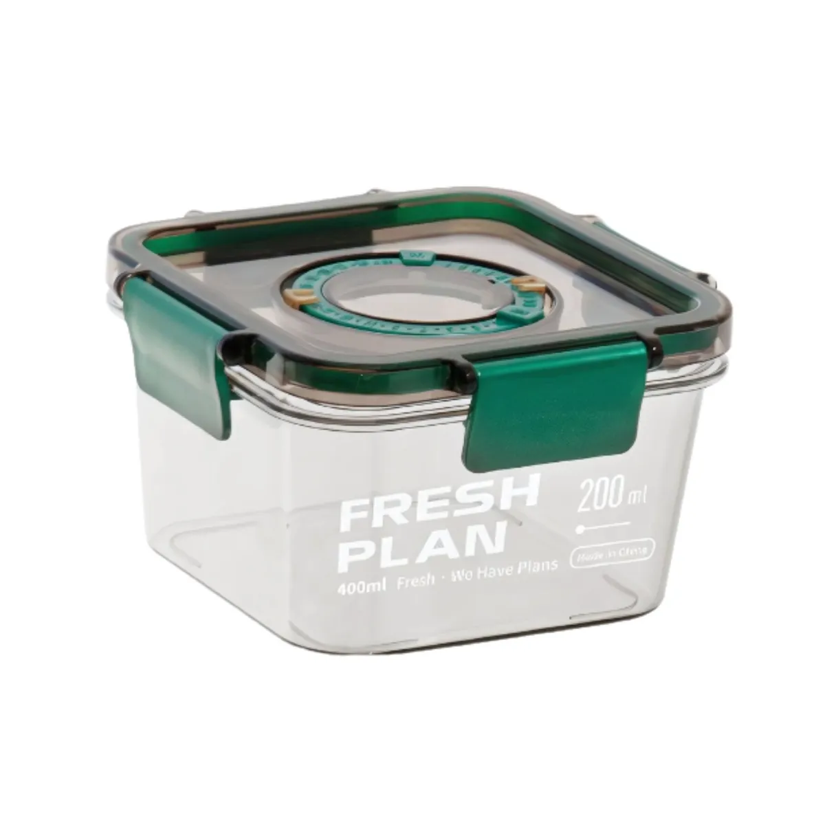 GENERICO - Contenedor hermético con cronógrafo de fecha - 400 ml