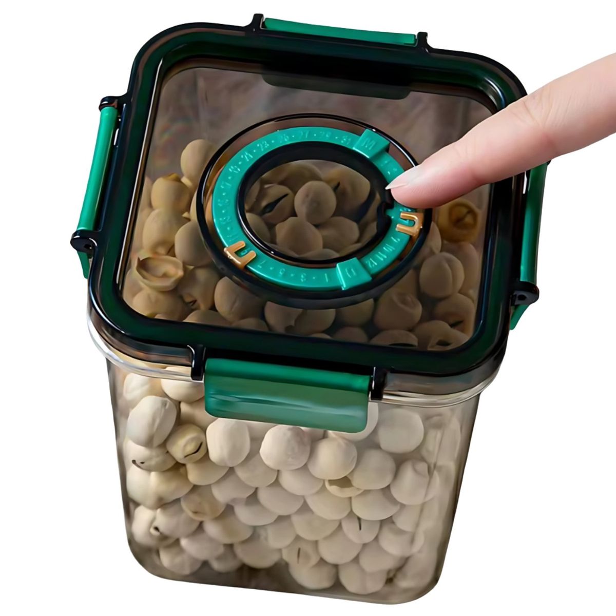 GENERICO - Contenedor hermético con cronógrafo de fecha - 600 ml