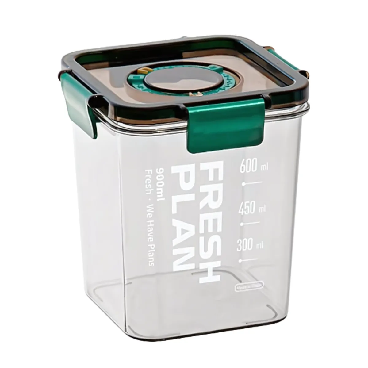 GENERICO - Contenedor hermético con cronógrafo de fecha - 900 ml