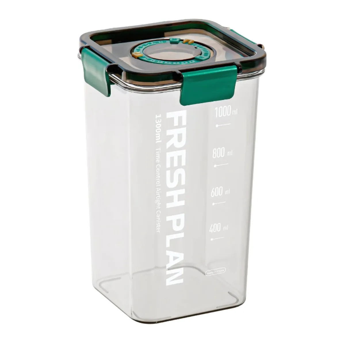 GENERICO - Contenedor hermético con cronógrafo de fecha - 1300 ml