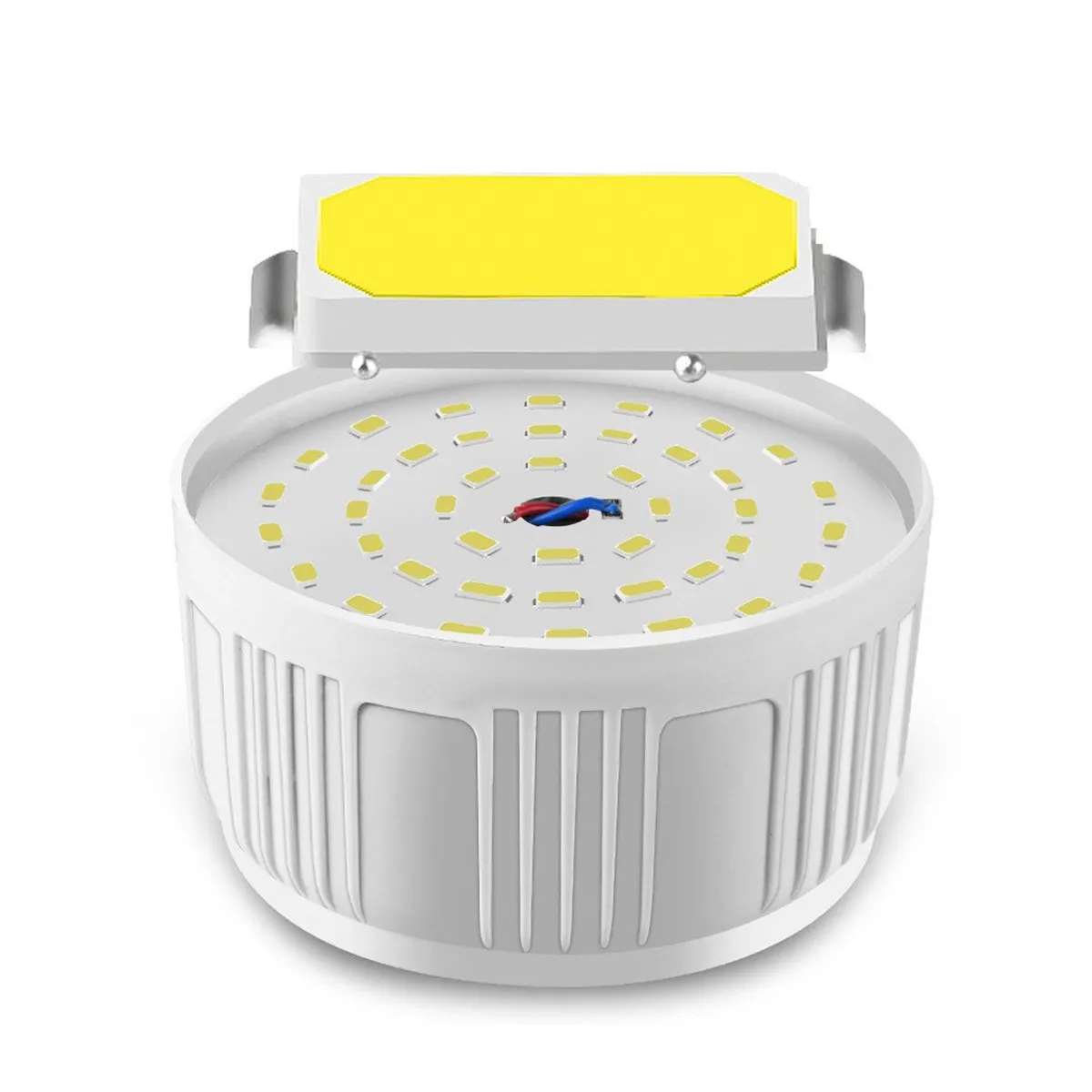 GENERICO - Foco Lampara Luz Led Recargable Solar Usb Portatil Exterior Colgable