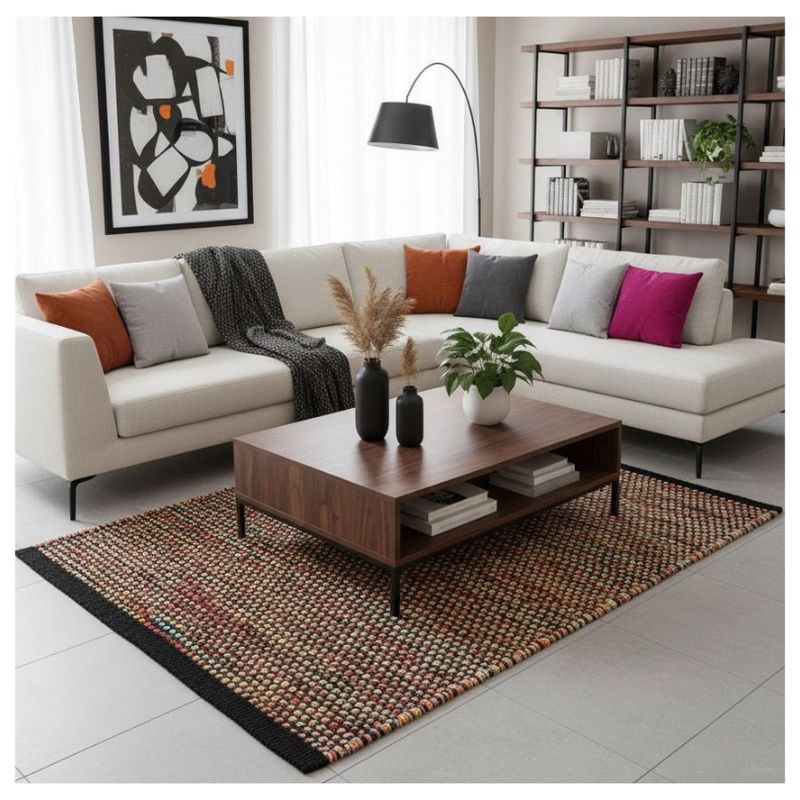 GENERICO - Alfombra Champiñon Decoghar Multi IC12582 150x210cm