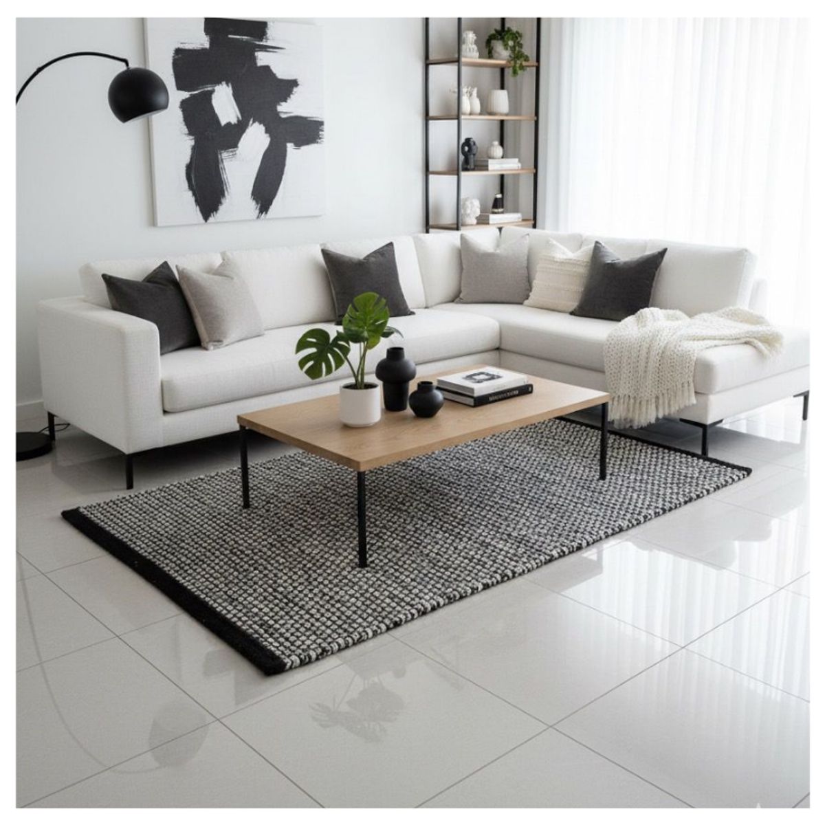 GENERICO - Alfombra Champiñon Decoghar Grey IC12583 120x180cm