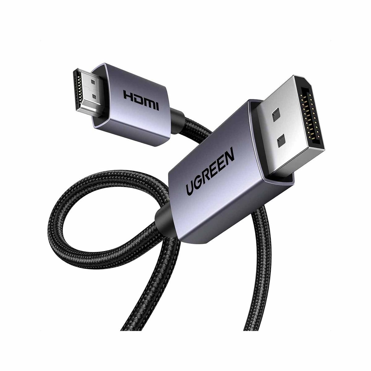 UGREEN - Cable Ugreen Display Port 1.2 a HDMI 1.4 4K 3 MTS 35843