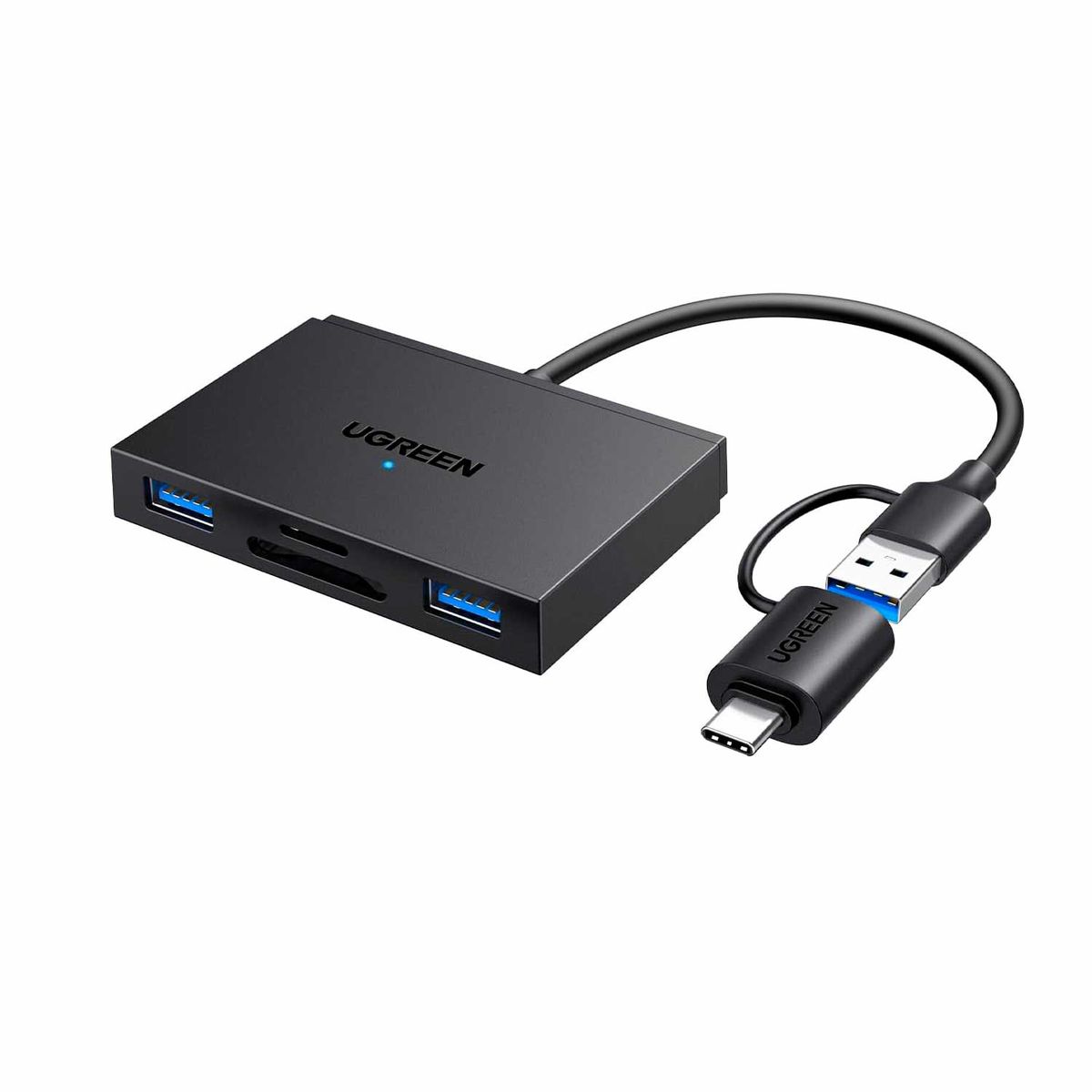 UGREEN - Lector de Memorias Ugreen 4 en 1 Cm812 45167