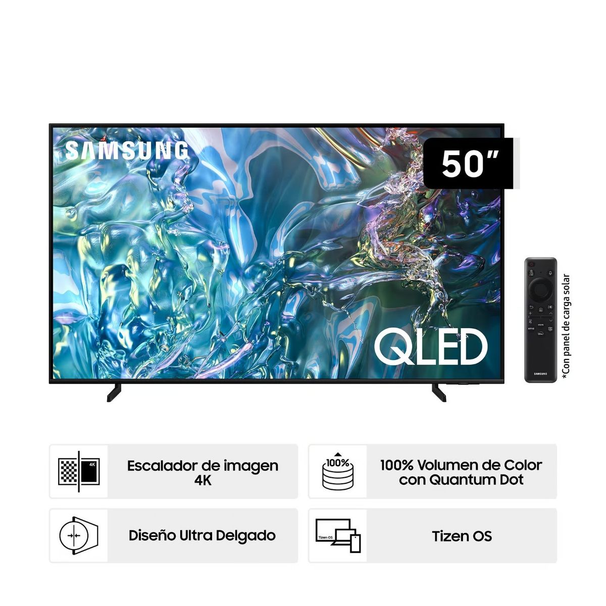 SAMSUNG - Televisor Samsung Q60D 4K Qled 50 Smart Tv