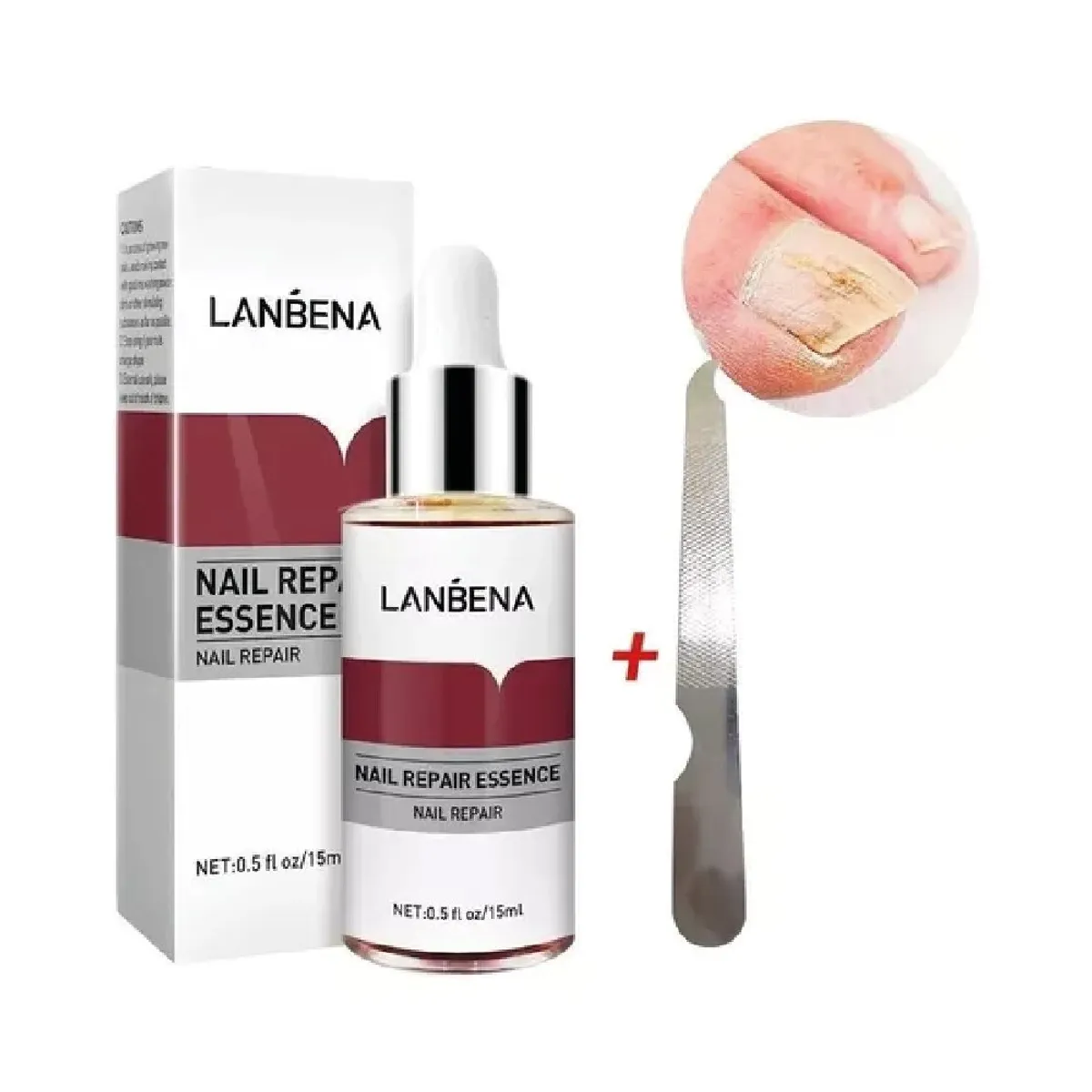 GENERICO - Esencia Reparadora de Uñas de Pies y Manos Anti-Hongos