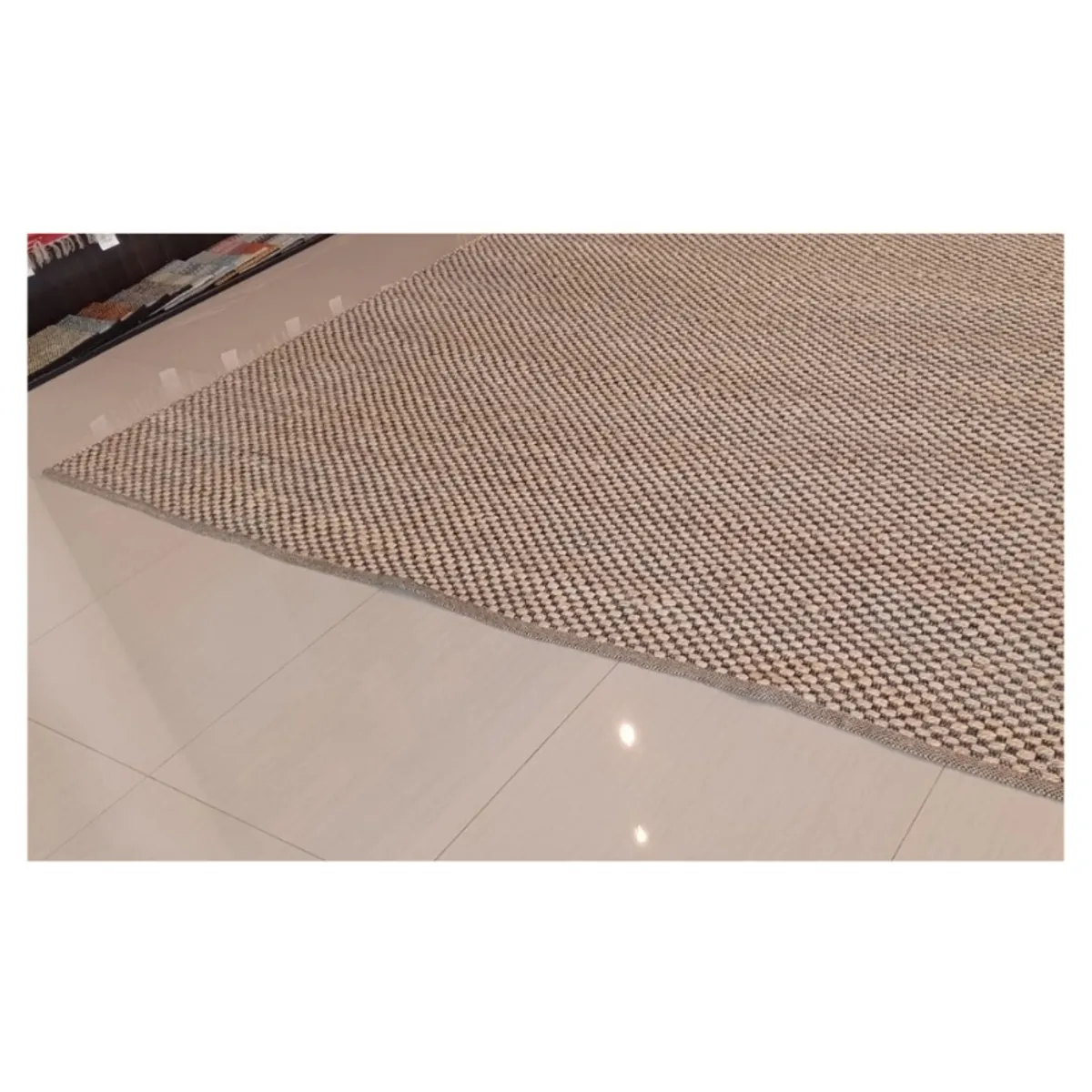 GENERICO - Alfombra Yute Decoghar Chess Grey/Black IC14544  280x365cm