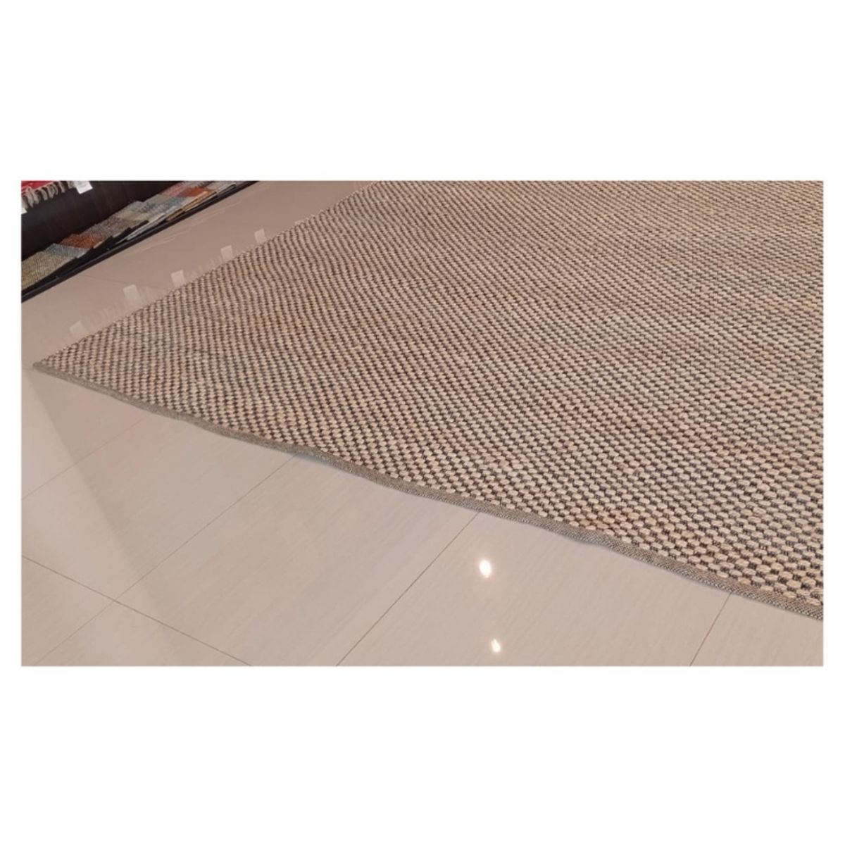 GENERICO - Alfombra Yute Decoghar Chess Grey/Black IC14544  280x365cm