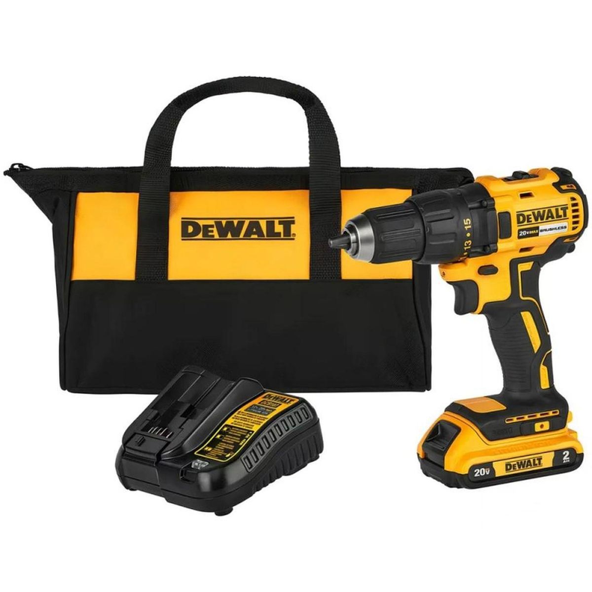 DEWALT - Taladro Atornillador 1/2" 20V Brushless Dewalt DCD7771D1-B2