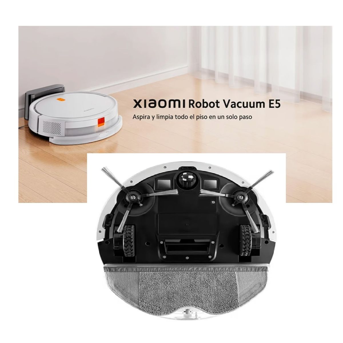 XIAOMI - Aspiradora Xiaomi Robot Vacuum E5 - Blanco