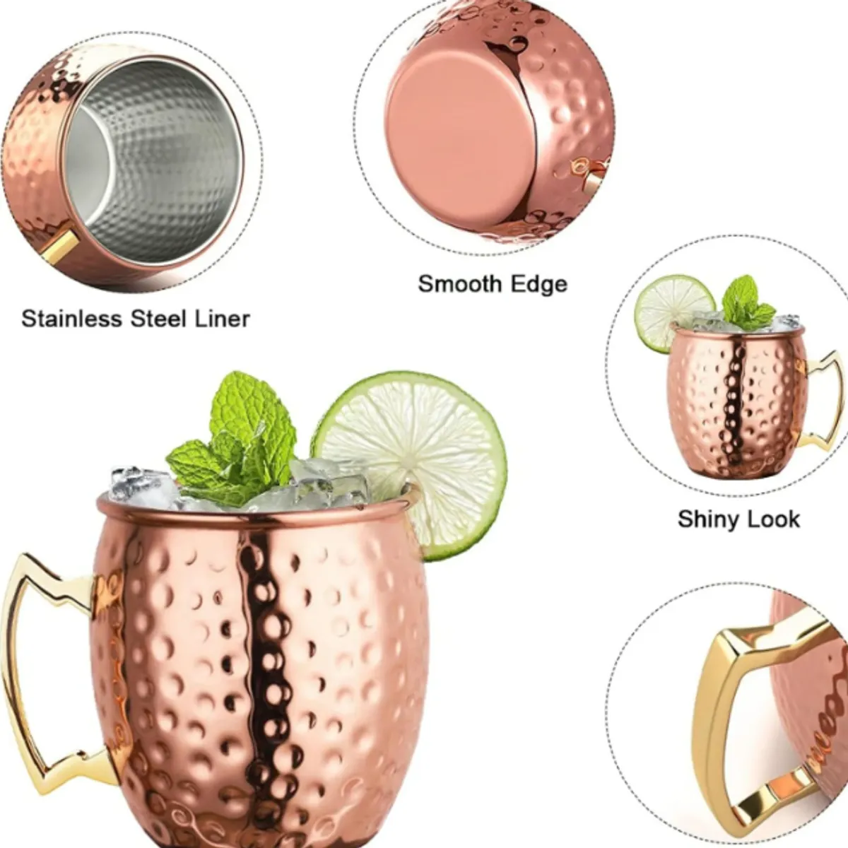 GENERICO - Taza de cobre Moscow Mule