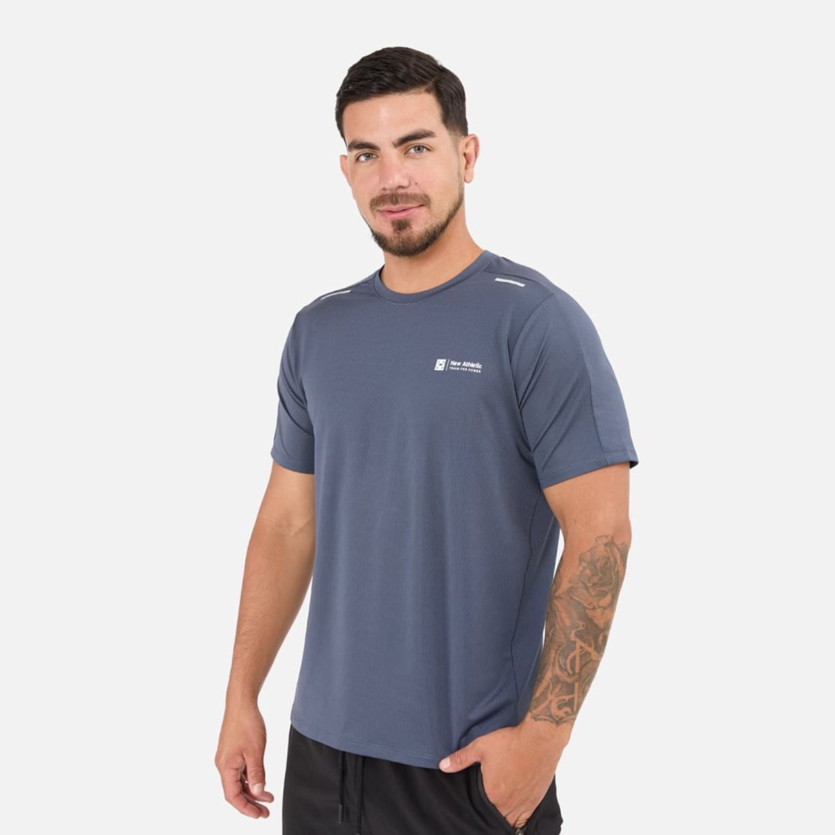 NEW ATHLETIC - Polo Mc New Athletic Sport Plomo Hombre