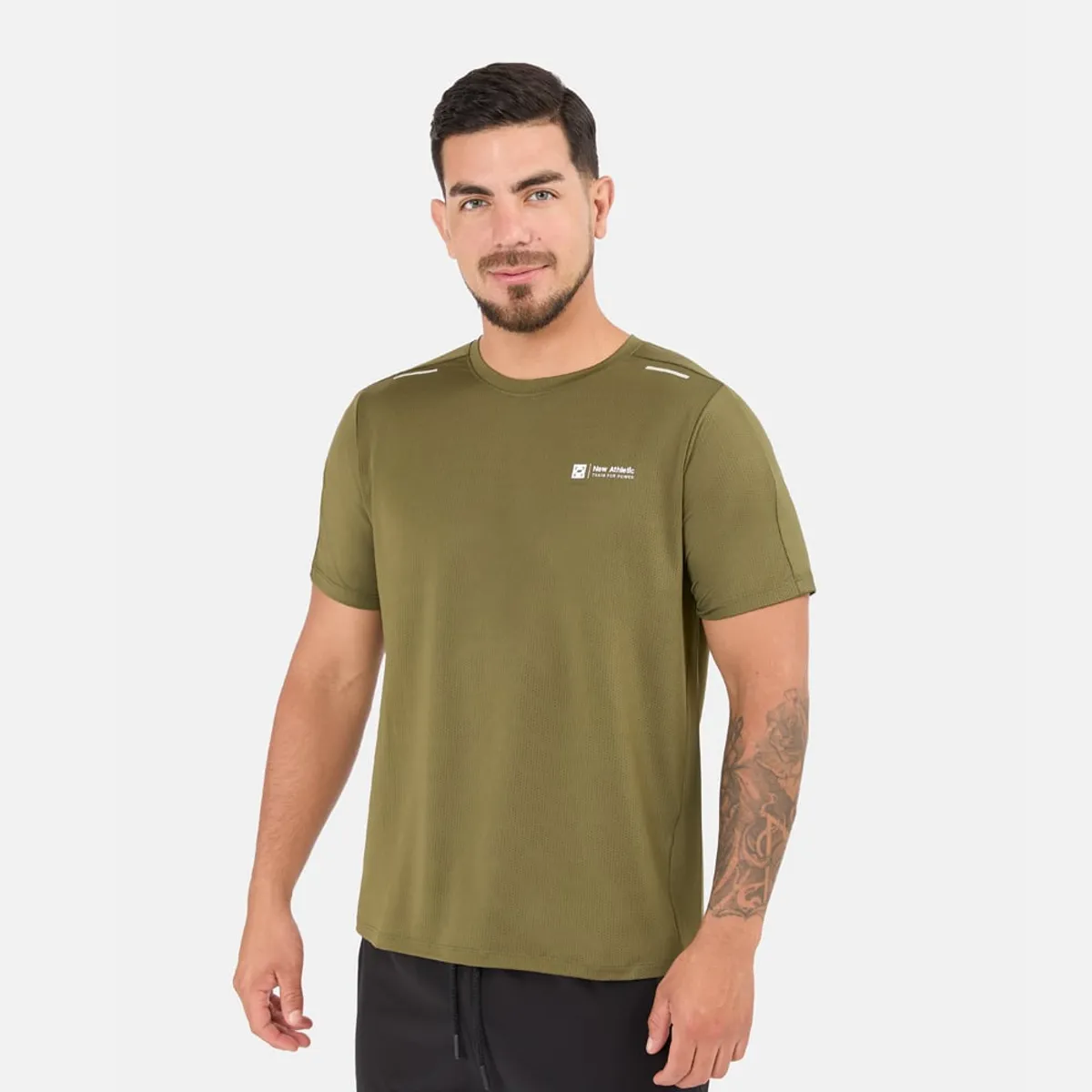 NEW ATHLETIC - Polo Mc New Athletic Sport Verde Militar Hombre