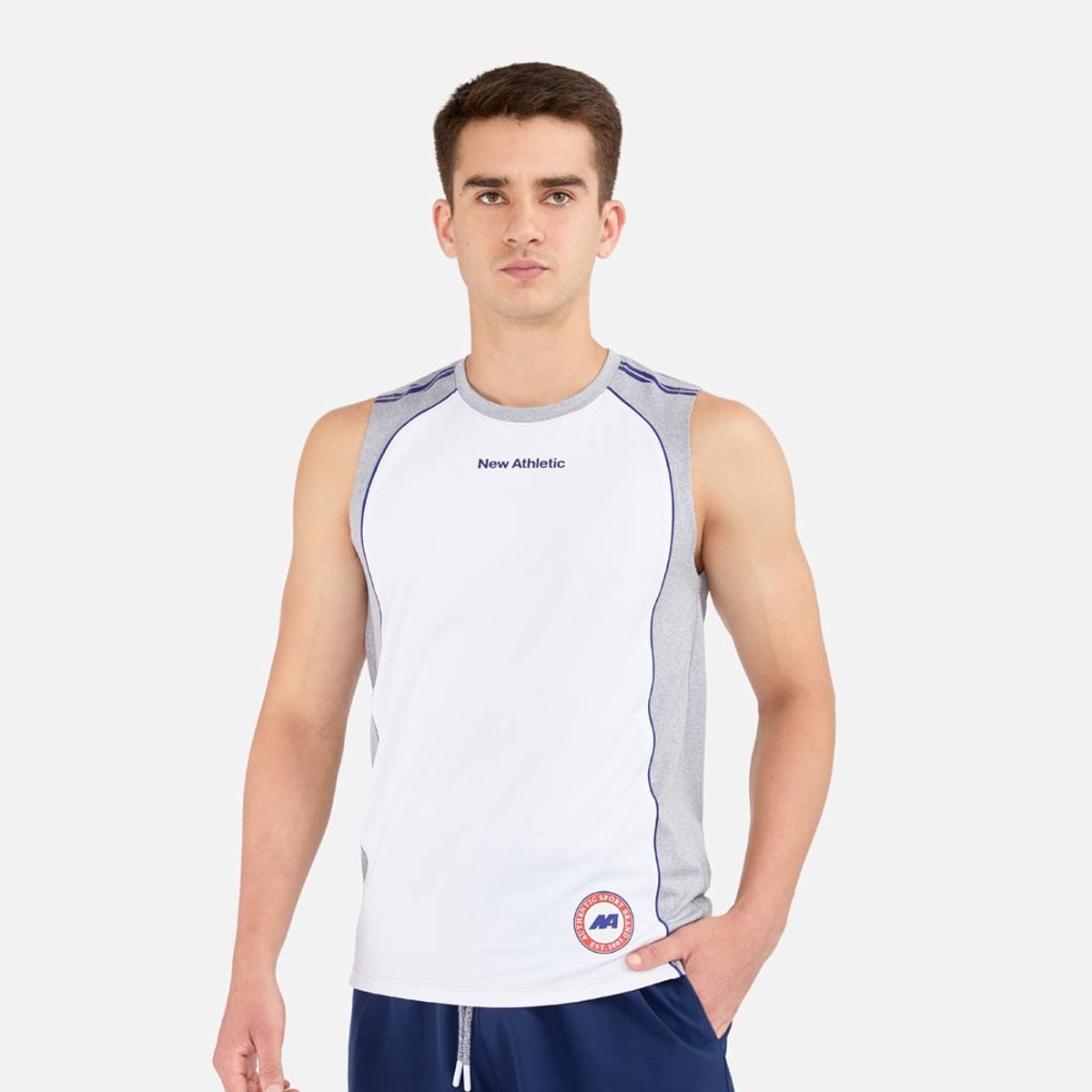 NEW ATHLETIC - Bvd New Athletic Fredo Blanco Con Gris Hombre