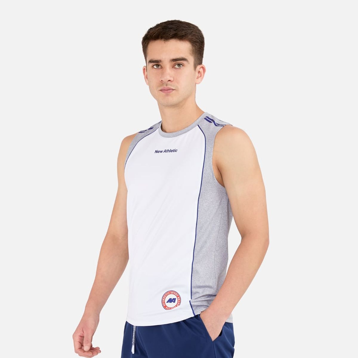 NEW ATHLETIC - Bvd New Athletic Fredo Blanco Con Gris Hombre